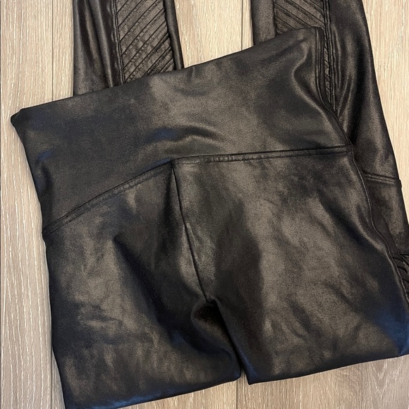 Spanx Moto Faux Leather Leggings - Picture 7 of 7